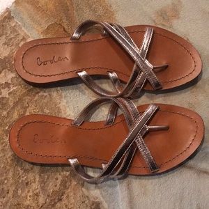 Boden metallic sandals 8/8.5